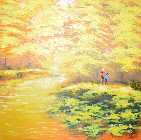 Tranh Sơn Dầu Đồng Quê